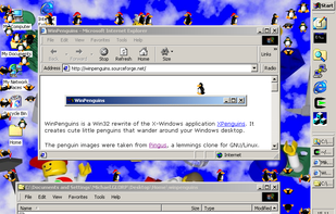 Santa Penguins is a new 0.5 feature, thanks to Tom Lee. 