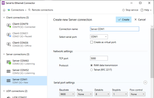 Serial to Ethernet Connector screenshot 2