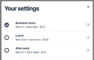 Use presets to find the best moment. 