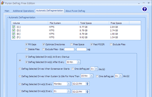 Puran Defrag screenshot 1