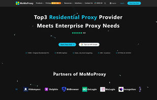 homepage of momoproxy