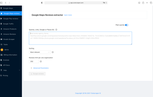 Outscraper screenshot 1