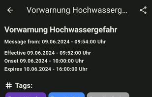 detailed warning message
