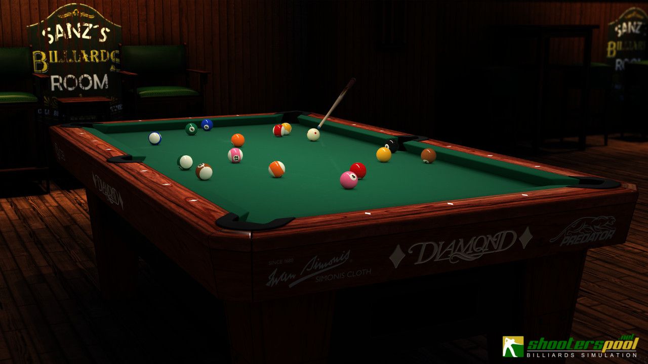 Shooterspool Billiards Simulation