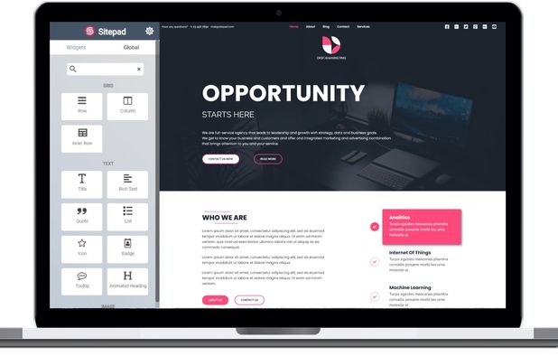 Sitepad screenshot 1