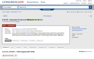 Congress.gov screenshot 1