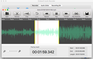 Ondesoft Audio Recorder screenshot 1
