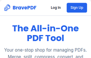 BravePDF  screenshot 1