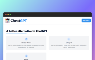 CheatGPT screenshot 1