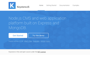 KeystoneJS screenshot 1