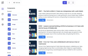 PodSite screenshot 1