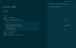 Logseq screenshot 1