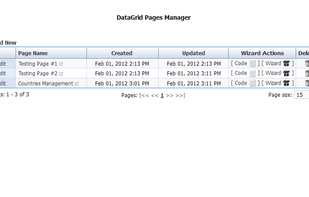 ApPHP DataGrid Wizard screenshot 1