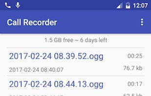 Android Call Recorder screenshot 1