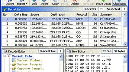Colasoft Packet Builder screenshot 1