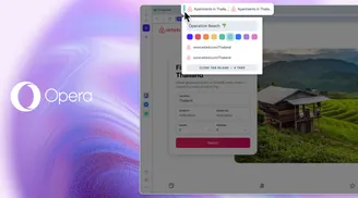 Opera One R3 introduces customizable Tab islands with custom names and colors image