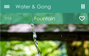 Water Sounds and Gong screenshot 1