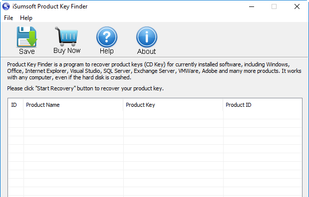 iSumsoft Product Key Finder screenshot 1