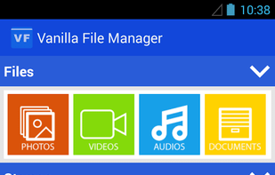 Vanilla File Manager screenshot 1