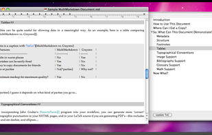 MultiMarkdown Composer screenshot 1