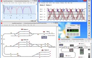 OpenTrack Railway Simulation screenshot 1