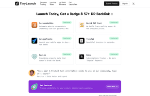 TinyLaunch screenshot 1
