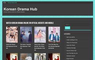 Koreandramahub.com screenshot 1