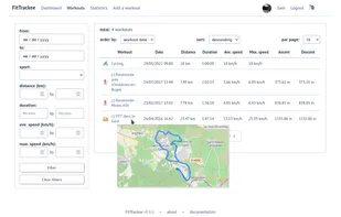 FitTrackee screenshot 2
