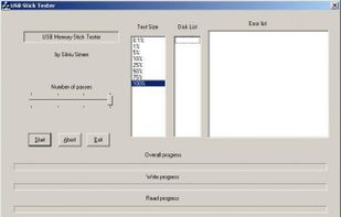 USB Memory Stick Tester screenshot 1