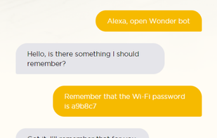 Wonder bot screenshot 1