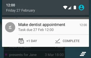 OpenTasks screenshot 2