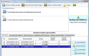Store multiple versions of your backups, so you can restore older files and folders.