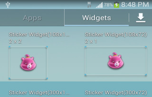 Sticker Widget screenshot 1