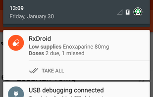 RxDroid screenshot 2