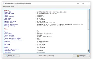 MediaInfoXP screenshot 1