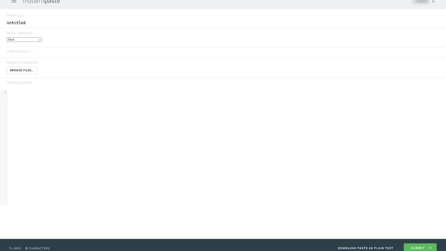 Modern Paste Self hosted, open source pastebin AlternativeTo