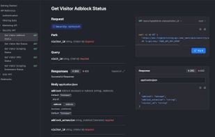 API documentation - fingerprinting-api