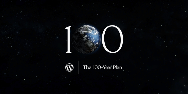 You can now buy a $38,000 plan from WordPress.com for a century-long domain name and hosting image