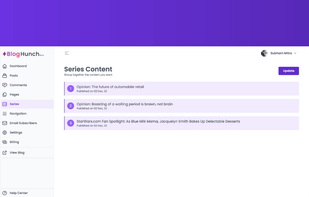 Group posts into series