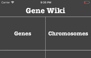 Gene Wiki screenshot 1