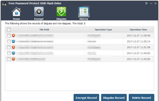 Free Password Protect USB Flash Drive screenshot 1
