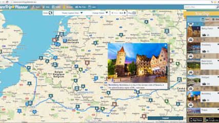 EuroTrip Planner screenshot 1