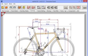 rattleCAD screenshot 1