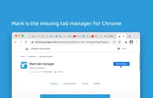 Mark tab manager screenshot 1