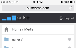 Pulse CMS screenshot 1