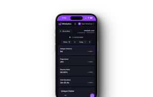 PWA Mobile Dashboard