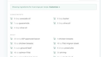 Ultimate Meal Plans screenshot 1