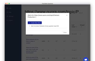 Get alerted when questions gain popularity