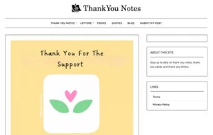 Thank You Notes screenshot 1