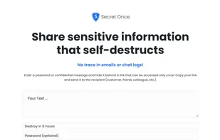 Secret Once screenshot 1